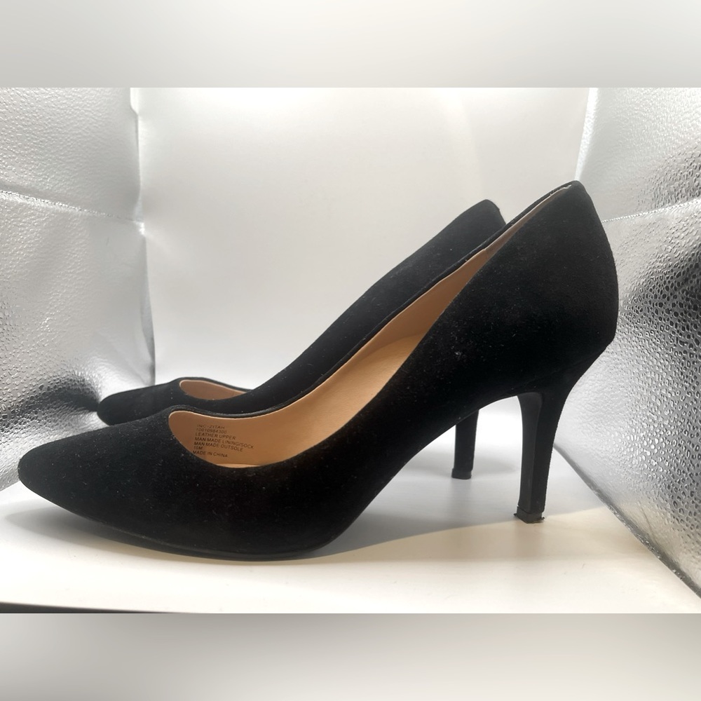 I.N.C black pump heel